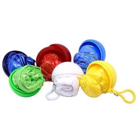 2 Balls Random Colours,Disposable Raincoat Adults Hood Poncho Ball Rain Coat Waterproof,World Cup Portable Raincoat For Football Matches (Option: 2pcs)