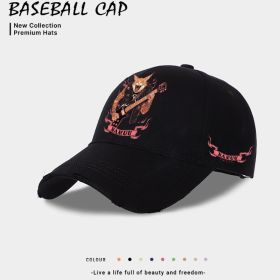European And American Style Men's Casual Baseball Cap (Option: Black)