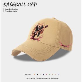 European And American Style Men's Casual Baseball Cap (Option: Beige)