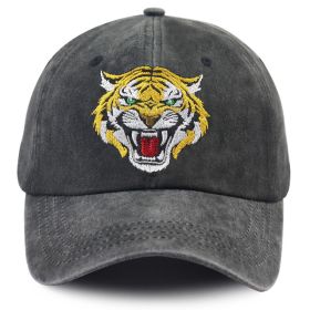 2pcs Tiger Head Embroidered Hat For Men Women- 2026 World Cup Edition, Vintage Washed Cotton Baseball Cap For Soccer Fans (Option: 1pcs)