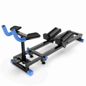 Crawl Spine Twist & Stretch Trainer, Multi-Functional Core Posture Correction Workout Equipment, Adjustable Home & Office Back Stretching Trainin (Color: Blue)