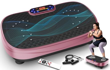 Vibration Plate Fitness Platform Exercise Machine (Color: as Pic)