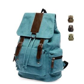 Back to Campus Canvas Backpack - 4 Colors! (Color: Sage)