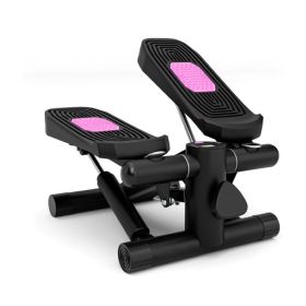 Portable Mini Fitness Stepper for Exercise at Home (Color: BLACK, Type: Fitness Supplies)