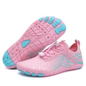 Diving Creek Shoes Swimming Wading Shoes Outdoor (Option: Pink-37)
