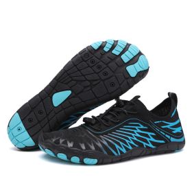 Diving Creek Shoes Swimming Wading Shoes Outdoor (Option: Black And Blue-43)